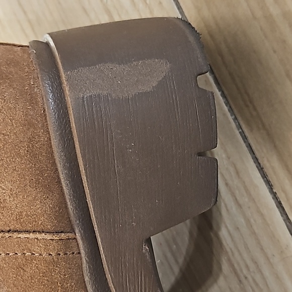 Steve MaddenColletta Suede Buckle Detail Lug Sole Booties - Picture 3 of 7